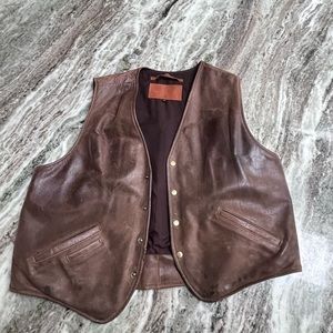 Coronado leather men’s vest